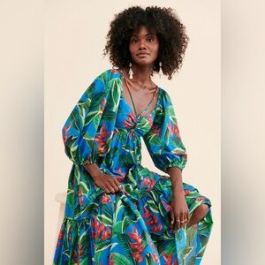 Farm Rio Garden Midi Dress